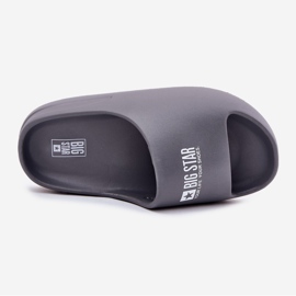 Big Star Papuci de spumă pentru bărbați cu marele vedetă RR174A013 SOgo -ul gri 1 Big Star Papuci de spumă pentru bărbați cu marele vedetă RR174A013 SOgo -ul gri 1