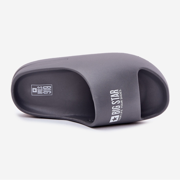 Big Star Papuci de spumă pentru bărbați cu marele vedetă RR174A013 SOgo -ul gri 1 Big Star Papuci de spumă pentru bărbați cu marele vedetă RR174A013 SOgo -ul gri 1