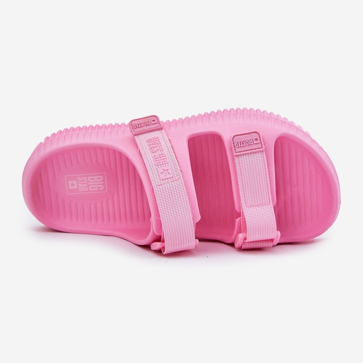 Big Star Flip -uri de spumă pentru femei cu mare stea RR274A528 Pink Velcro roz 2
