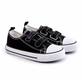 Pantofi pentru copii cu velcro Big Star OO374008 Negri negru 1 Pantofi pentru copii cu velcro Big Star OO374008 Negri negru 1