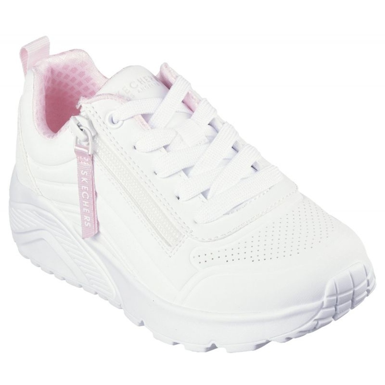 Skechers Uno Lite - Easy Zip 310387L Wht pantofi alb 1
