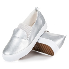 L&H Sliponii de argint gri 3
