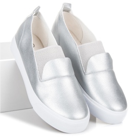 L&H Sliponii de argint gri 2