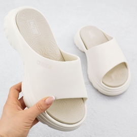 FLIP -uri sportive pentru femei pe o talpă groasă Beige Big Star RR274A579 bej 1