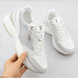 Adidaje din piele pentru femei Evento 8238 gri 1