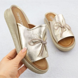 Femei Flip Flip Flip Flops T.Sokolski L25-154 de aur 1