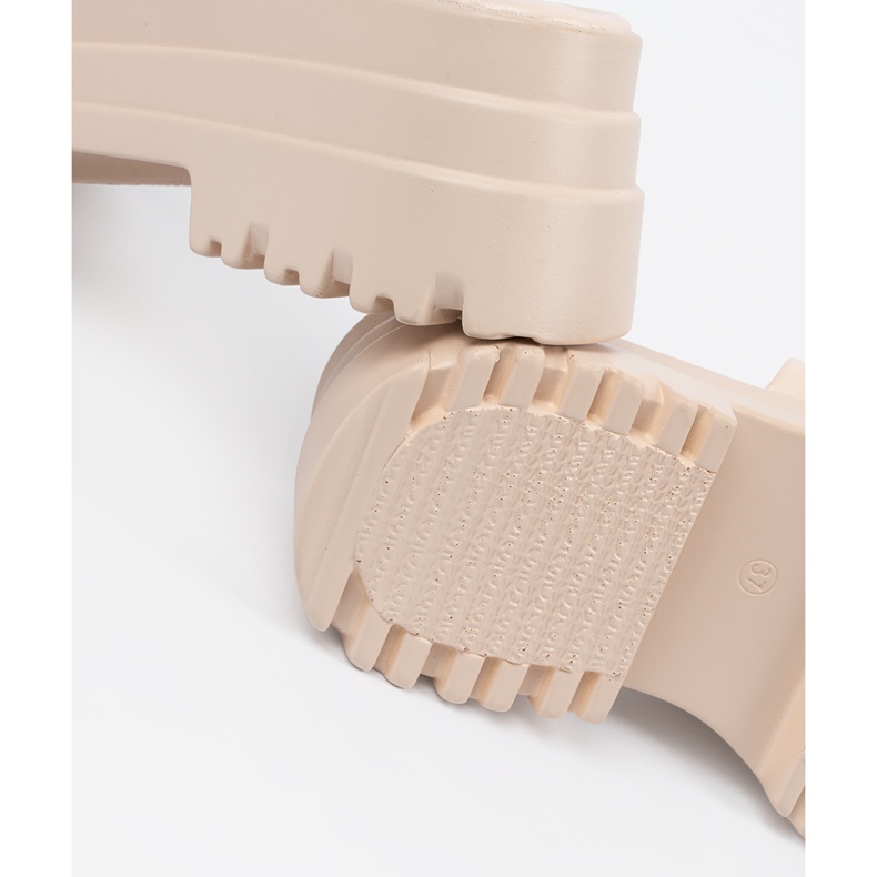 Seastar Papuci pe platforma Beige Light bej 1