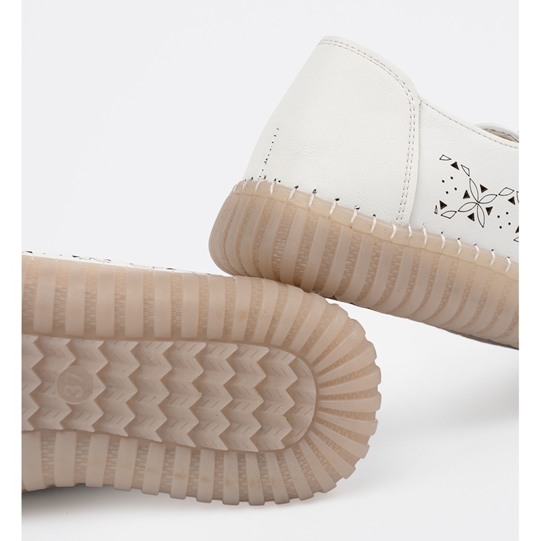 Seastar Pantofi albi eleganți pentru femei 2