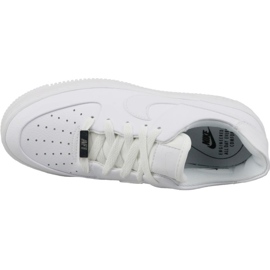 Pantofi Nike Air Force 1 Sage Low AR5339-100 din piele albă 2