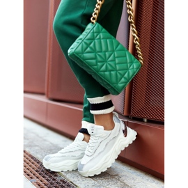 Cross Jeans Pantofi sport pentru femei încrucișează blugi II2R4017C White alb 1