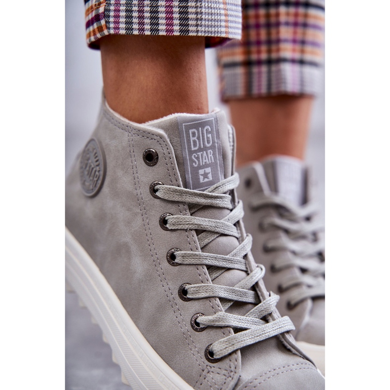 Big Star Adidaje de stele mari pentru femei EE274114 Izolate Grey Insulate gri 4