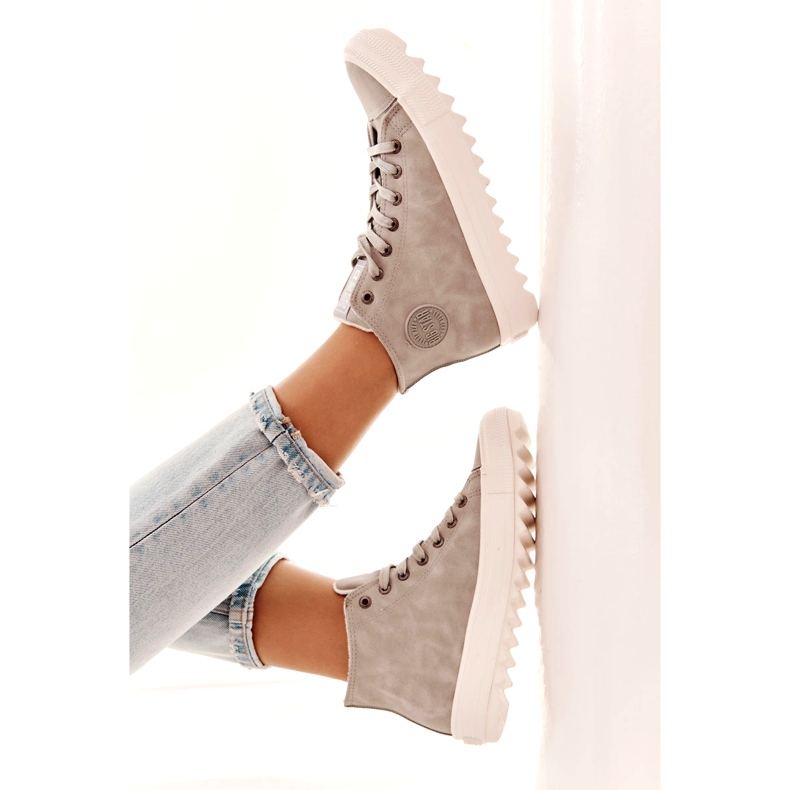 Big Star Adidaje de stele mari pentru femei EE274114 Izolate Grey Insulate gri 3