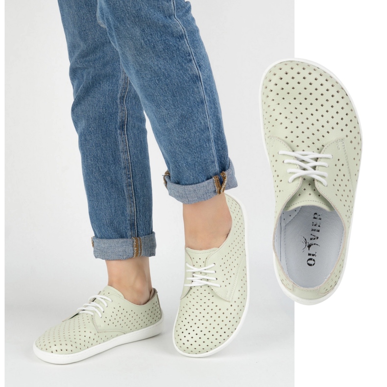 Olivier Openwork minimalist minimalist pentru femei 1288pol verde 1