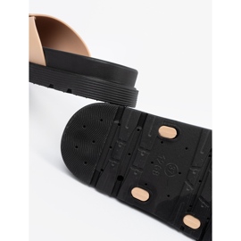 Seastar Flip -flops pentru femei bej cu o cataramă de aur 2 Seastar Flip -flops pentru femei bej cu o cataramă de aur 2