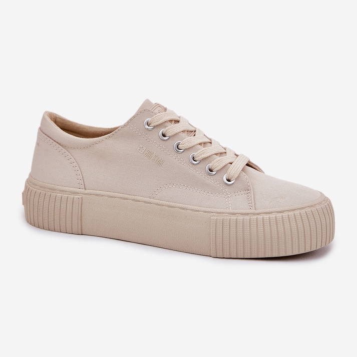 Adidaje materiale pentru femei Big Star RR274407 Beige bej 2