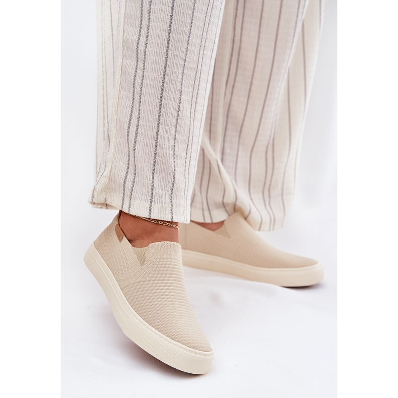 Starul pentru femei Big Star RR274721 BEIGE adidași bej 2