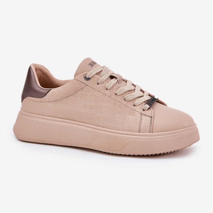 Adidași pentru femei cu Eco Star Big Star RR274259 Beige bej 1