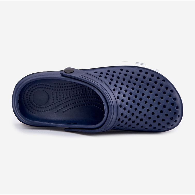 EVento Papuci de spumă albastru bleumarin pentru bărbați 2