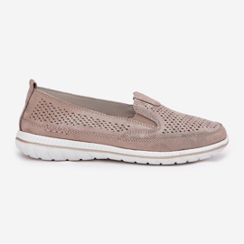 EVento Zlota OpenWork Openwork Loafers de aur 7