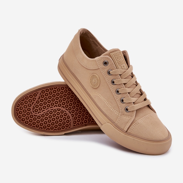Big Star RR174337 Material Material adidași bej 2