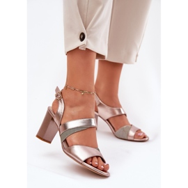 Sandale pentru femei pe Sergio Leone SK866 Pink Pilon de aur 2