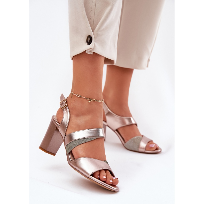 Sandale pentru femei pe Sergio Leone SK866 Pink Pilon de aur 2