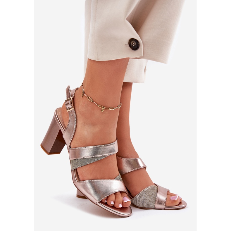 Sandale pentru femei pe Sergio Leone SK866 Pink Pilon de aur 1