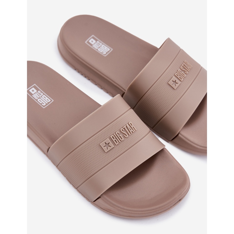 Big Star RR174A048 Flops pentru spumă pentru bărbați bej 2