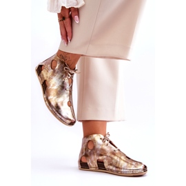 Cizme Maciejka din piele ușoară 03426-42 Aur de aur 2 Cizme Maciejka din piele ușoară 03426-42 Aur de aur 2