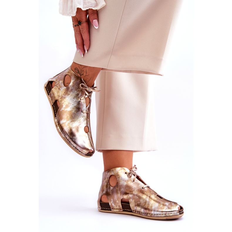 Cizme Maciejka din piele ușoară 03426-42 Aur de aur 2 Cizme Maciejka din piele ușoară 03426-42 Aur de aur 2