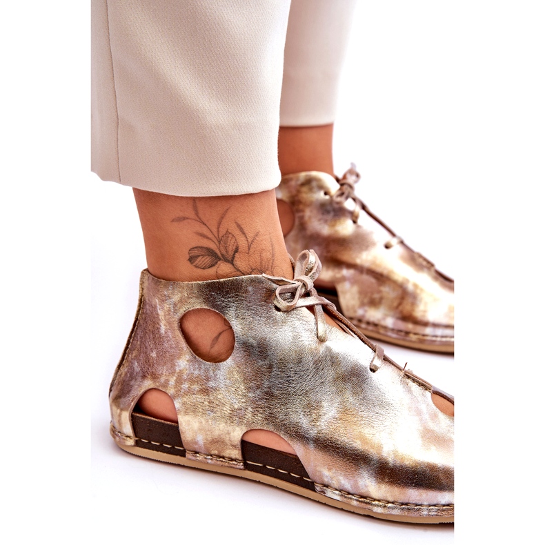 Cizme Maciejka din piele ușoară 03426-42 Aur de aur 3 Cizme Maciejka din piele ușoară 03426-42 Aur de aur 3