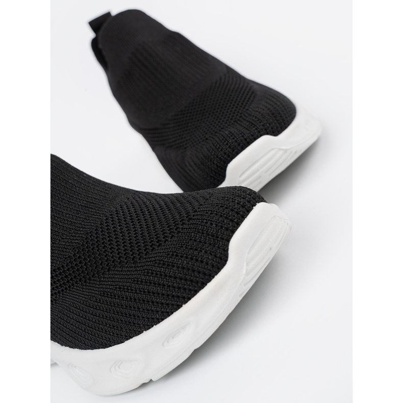 Cizme sport pentru femei, negru alunecat 1