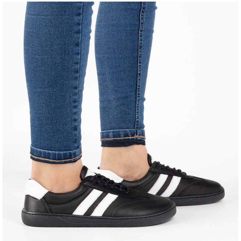 Joker Pantofi minimalisti pentru femei desculți din piele naturală 908j negru 2 Joker Pantofi minimalisti pentru femei desculți din piele naturală 908j negru 2