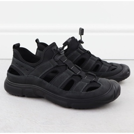 Openwork Black T.Sokolski L25-382 Pantofi din piele pentru bărbați negru 1 Openwork Black T.Sokolski L25-382 Pantofi din piele pentru bărbați negru 1