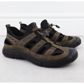 Pantofi de piele pentru bărbați maro deschis T.Sokolski L25-382 1