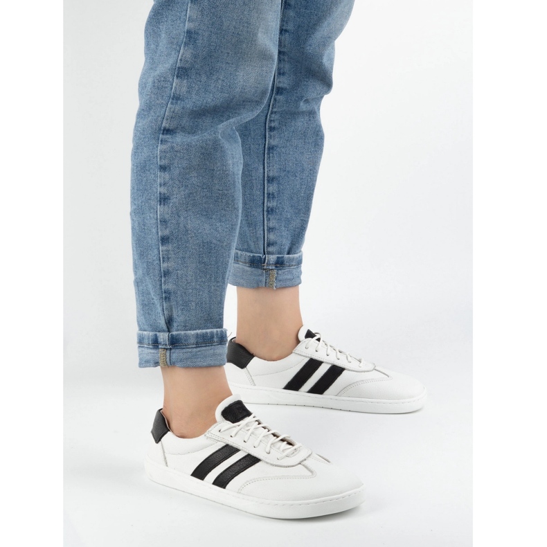 Pantofi pentru femei pentru femei Joker Blackorwhite White - Adidaje minimaliste Olivier alb 1