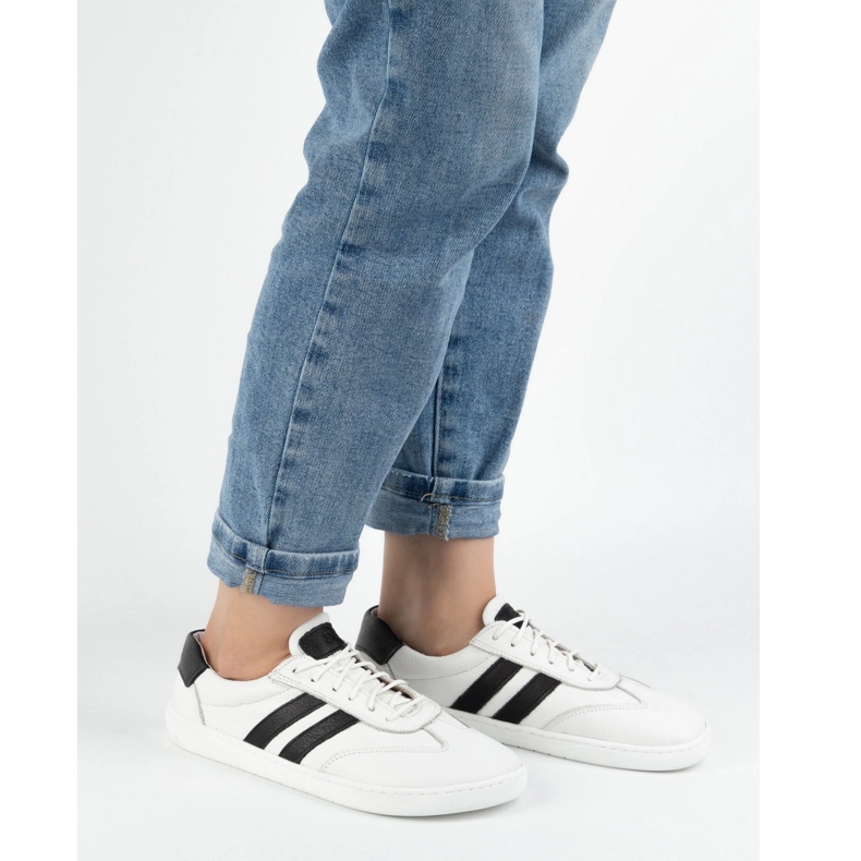 Pantofi pentru femei pentru femei Joker Blackorwhite White - Adidaje minimaliste Olivier alb 2