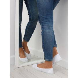 Balerini din plasă albă JX56 alb 2 Balerini din plasă albă JX56 alb 2