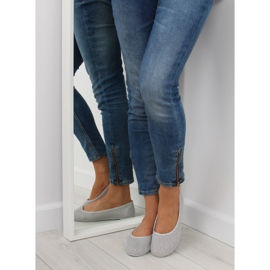 Balerini din plasă gri JX56 Gri 1