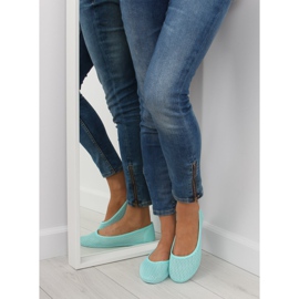 Balerini din plasă mentă JX56 L.VERDE 1 Balerini din plasă mentă JX56 L.VERDE 1