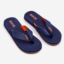 Flip -Flip -Flops Big Star RR174437 Navy Blue albastru 1 Flip -Flip -Flops Big Star RR174437 Navy Blue albastru 1