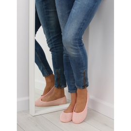 Balerini din plasă roz JX56 Roz 1