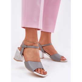 Sandale pentru femei pe postul Vinceza 20275 gri 2