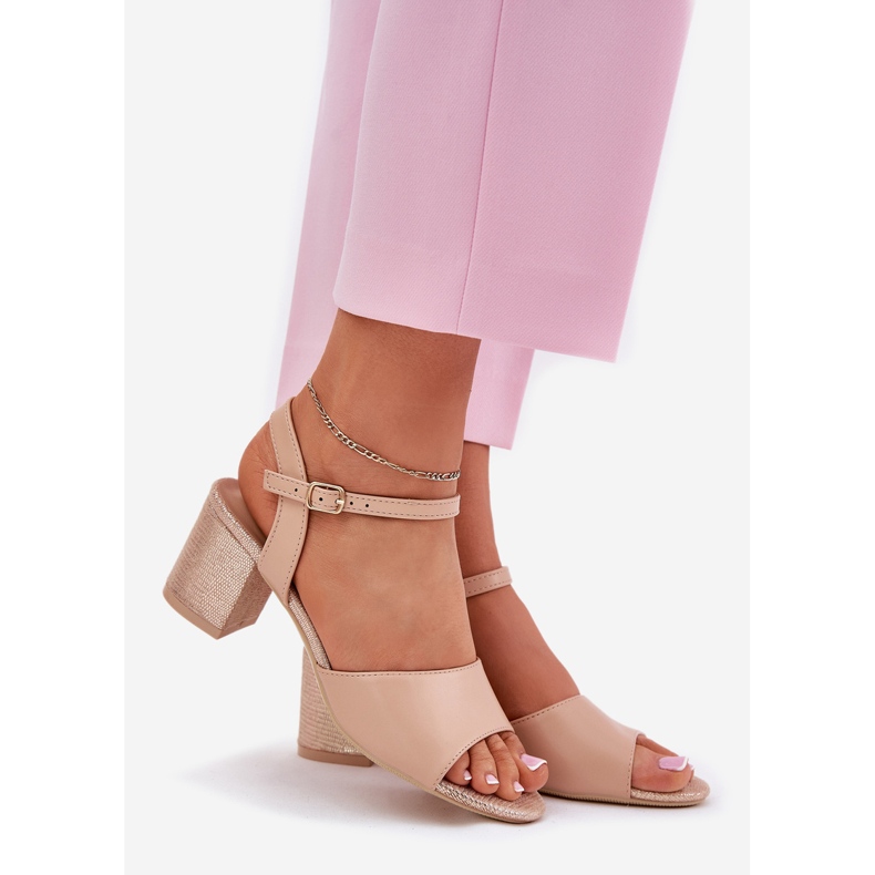 Sandale pentru femei pe Vinceza 20275 bej 1