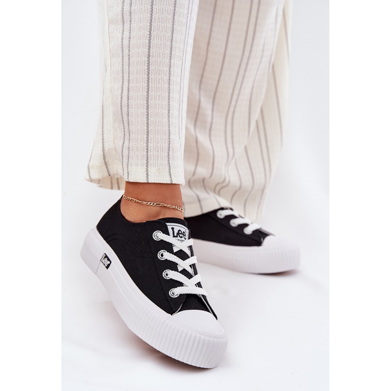 Adidași pentru femei pe platforma Lee Isla C Femei Low 50251001 Negru 2 Adidași pentru femei pe platforma Lee Isla C Femei Low 50251001 Negru 2