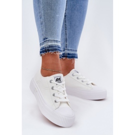 Adidași pentru femei pe platforma Lee Isla C Femei Low 50251001 Alb 2
