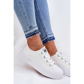 Adidași pentru femei pe platforma Lee Isla C Femei Low 50251001 Alb 8