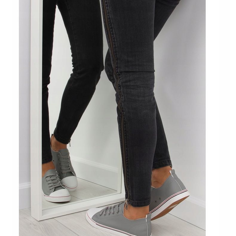 Gri Adidași gri pentru femei XL01p Gri 1