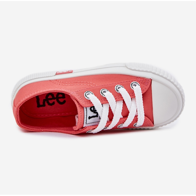Adidași pentru tineri pentru copii Lee Isla C Low 50251058 Coral portocale 2