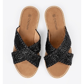 Shelvt Papuci negri negri pentru femei negru 1